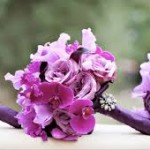 Bouquet da sposa toni di rosa