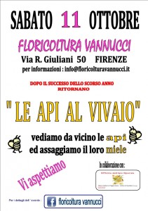 incontro con le api al vivaio ed assaggio di miele